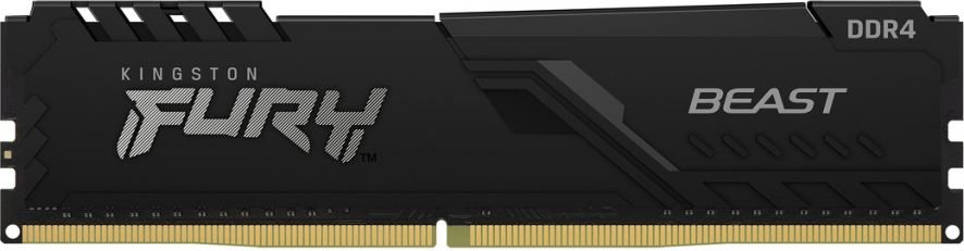 Модуль памяти Kingston Fury DDR4 64GB 2x32GB 3200MHz Beast Black