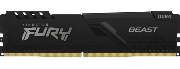Модуль памяти Kingston Fury DDR4 16GB 2x8GB 3200MHz Beast Black