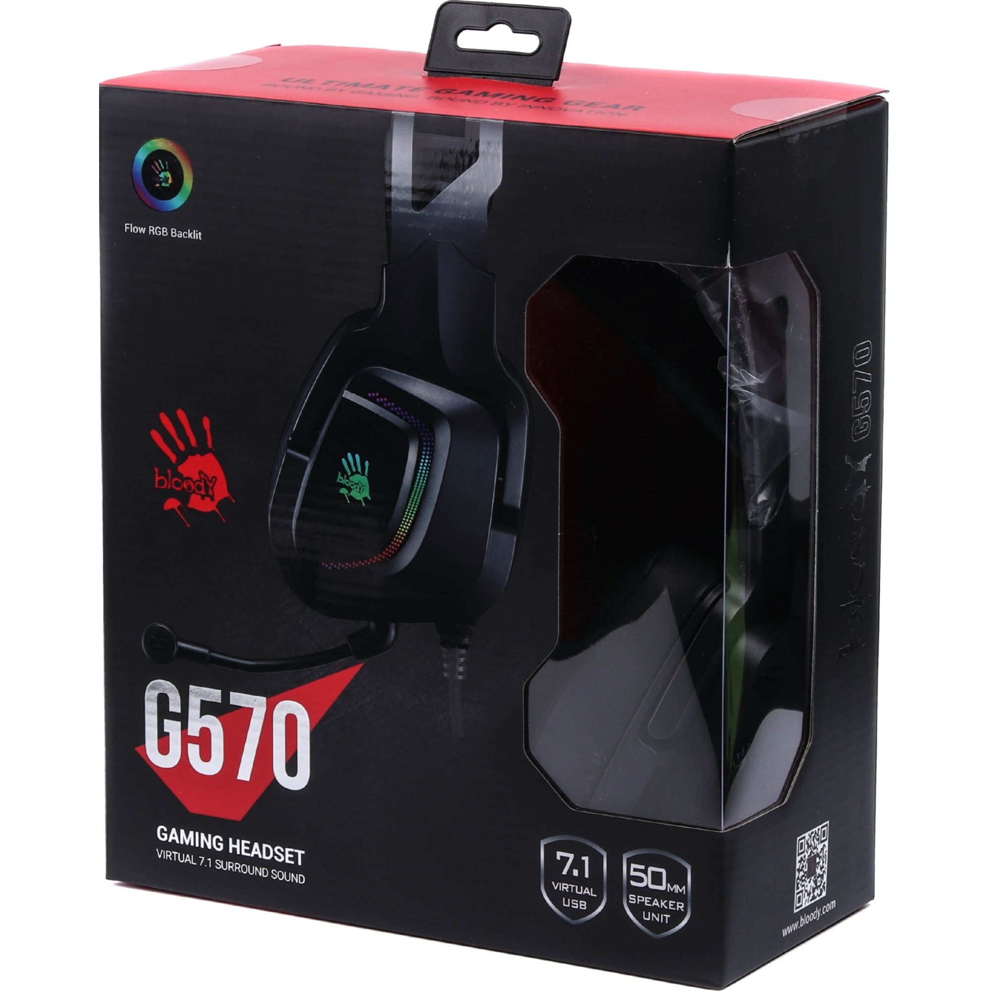 Наушники Bloody G570 Black купить | ELMIR - цена, отзывы, характеристики