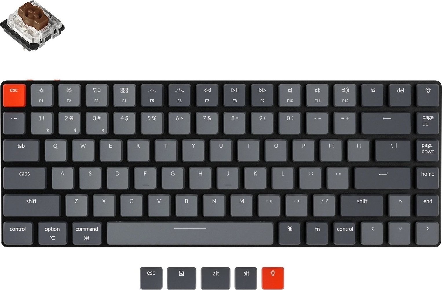 Клавиатура Keychron K3 Low Profile Gateron White LED Brown (K3A3 ...