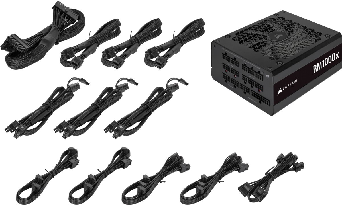 Блок питания 1000W Corsair RM1000x Gold (CP-9020201-EU) купить | Elmir ...