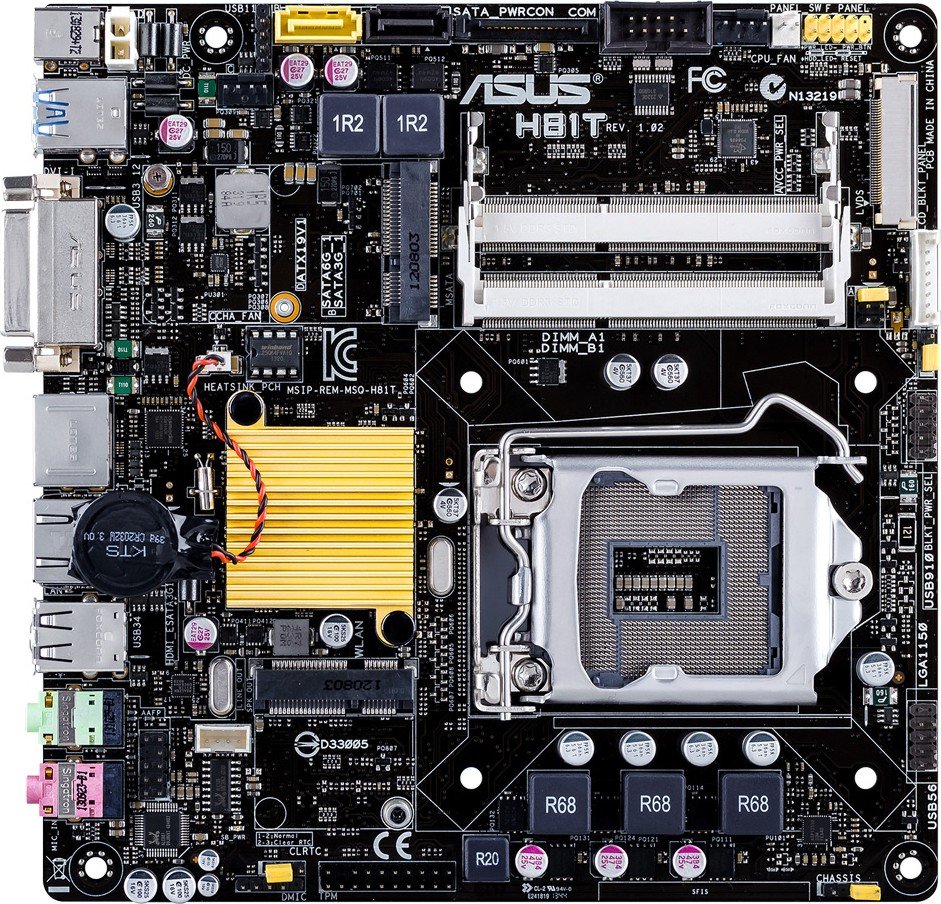 Материнская плата Asus H81T s-1150 H81 купить | Elmir - цена, отзывы ...
