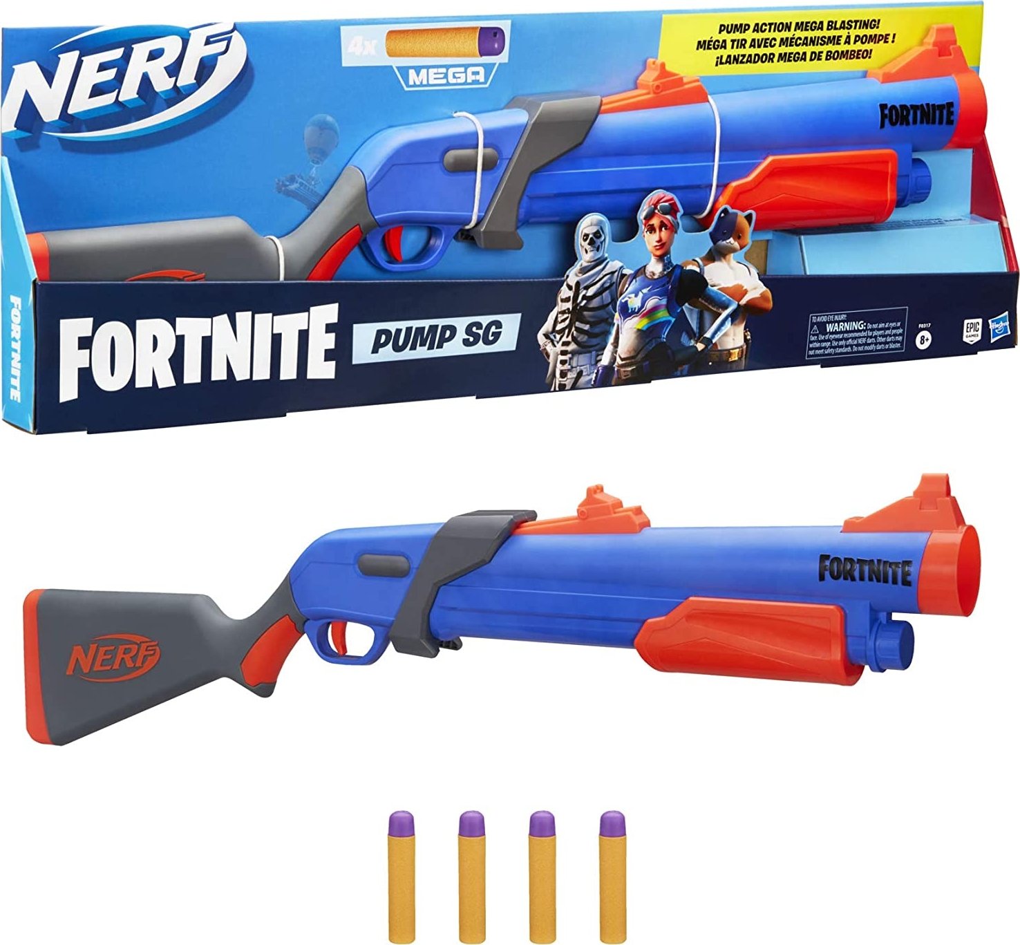 Бластер Nerf Fortnite Pump SG (F0318) купить | ELMIR - цена
