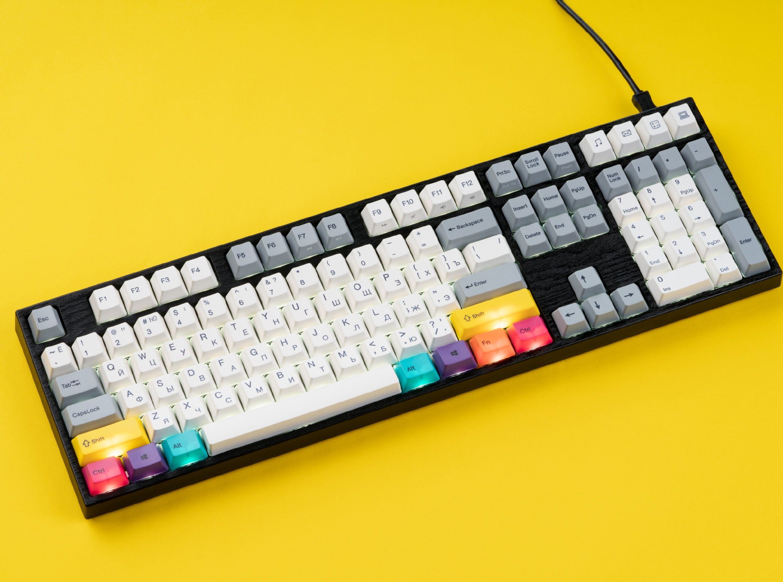 Клавіатура Varmilo MA108M V2 CMYK EC Ivy V2 RU (A36A024B1A3A06A007 ...