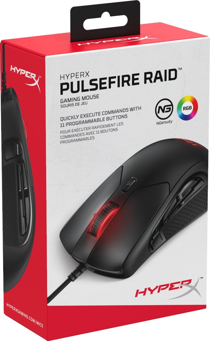 Мышь HyperX Pulsefire Raid Black (4P5Q3AA) купить | ELMIR - цена ...
