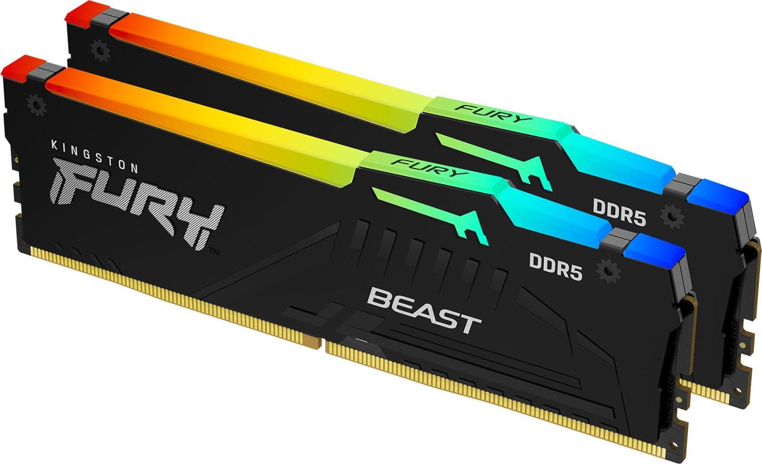 Модуль пам'яті Kingston Fury DDR5 64GB 2x32GB 4800MHz Beast RGB