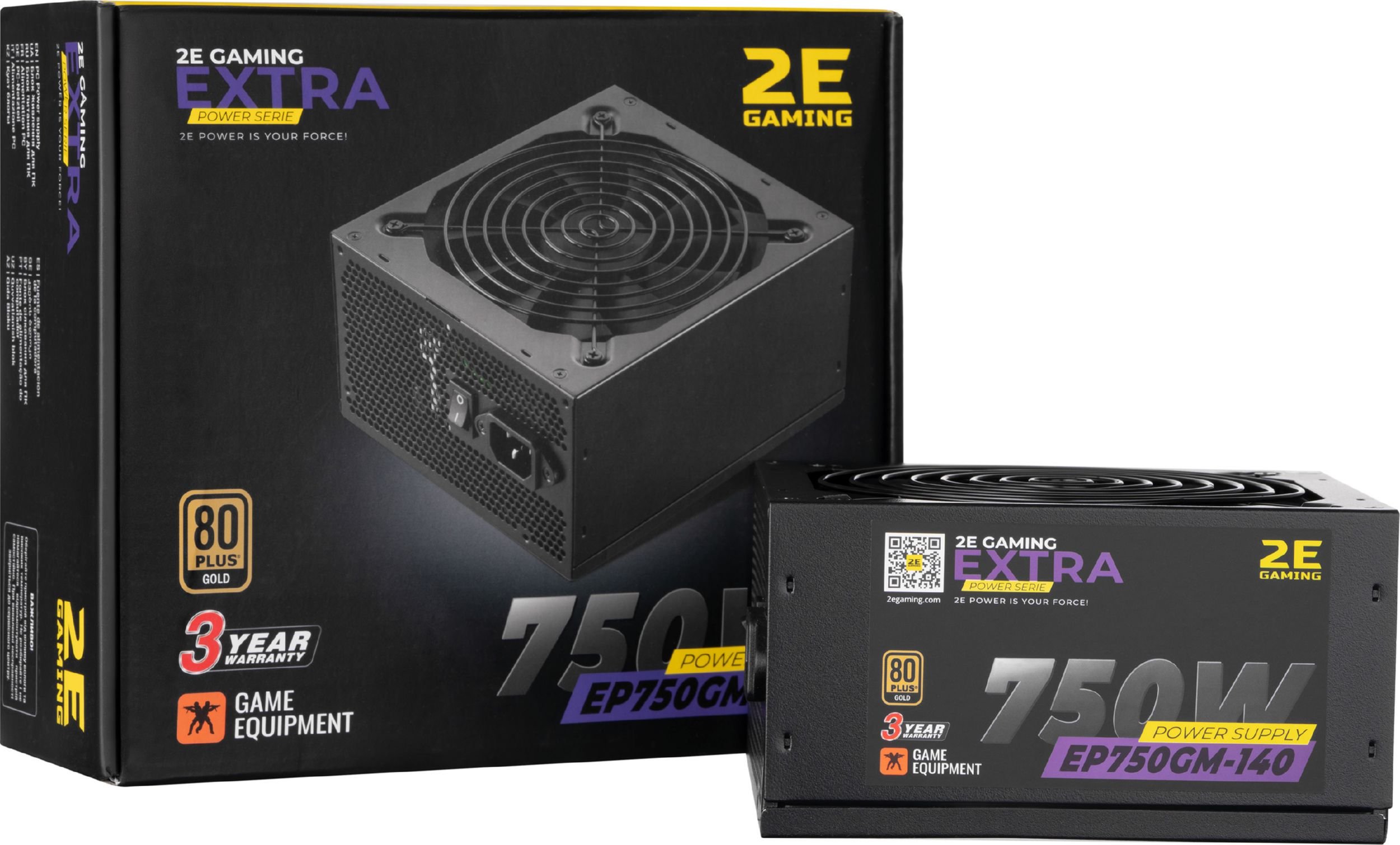Блок питания 750W 2E Gaming Extra Power (2E-EP750GM-140) купить | Elmir ...