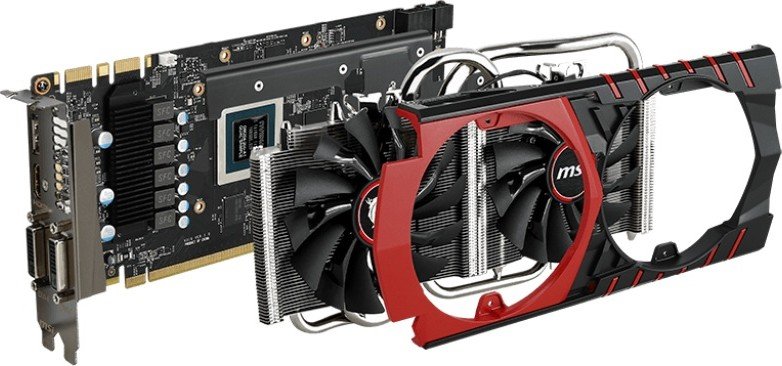 Видеокарта MSI PCI-E GeForce GTX970 4GB DDR5 (GTX 970 GAMING 4G ...