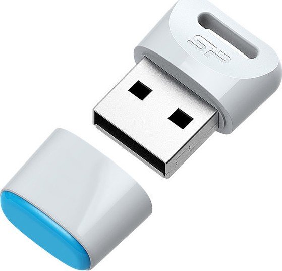 USB флеш накопитель 8GB Silicon Power Touch T06 White (SP008GBUF2T06V1W ...