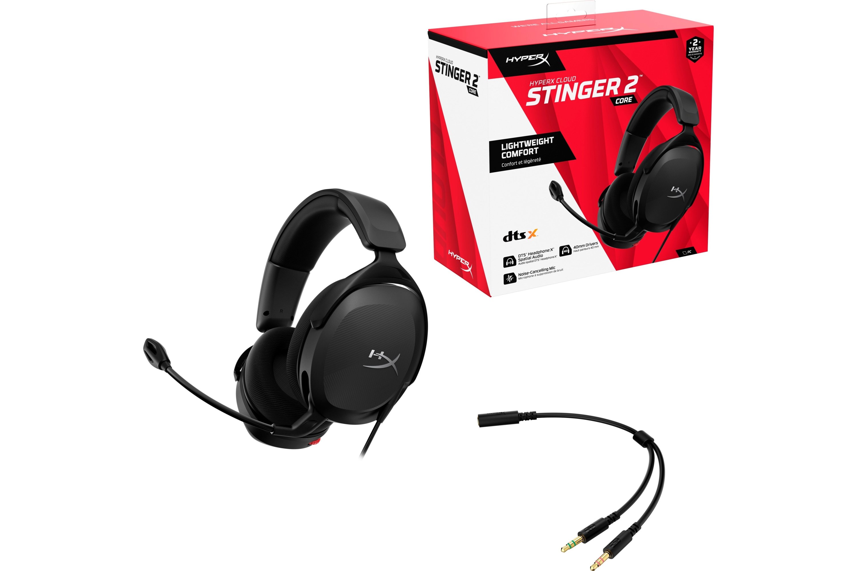 Наушники HyperX Cloud Stinger 2 Core Wired Black (683L9AA) купить ...