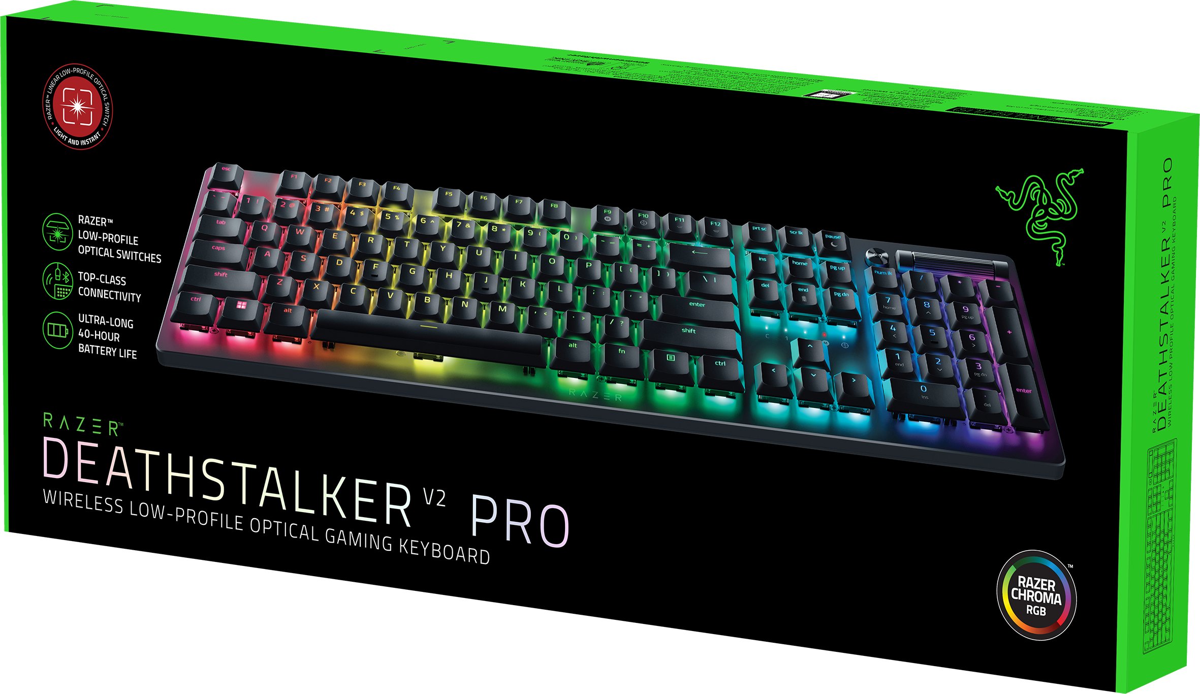 Клавиатура Razer DeathStalker V2 Pro Wireless Red Switch (RZ03