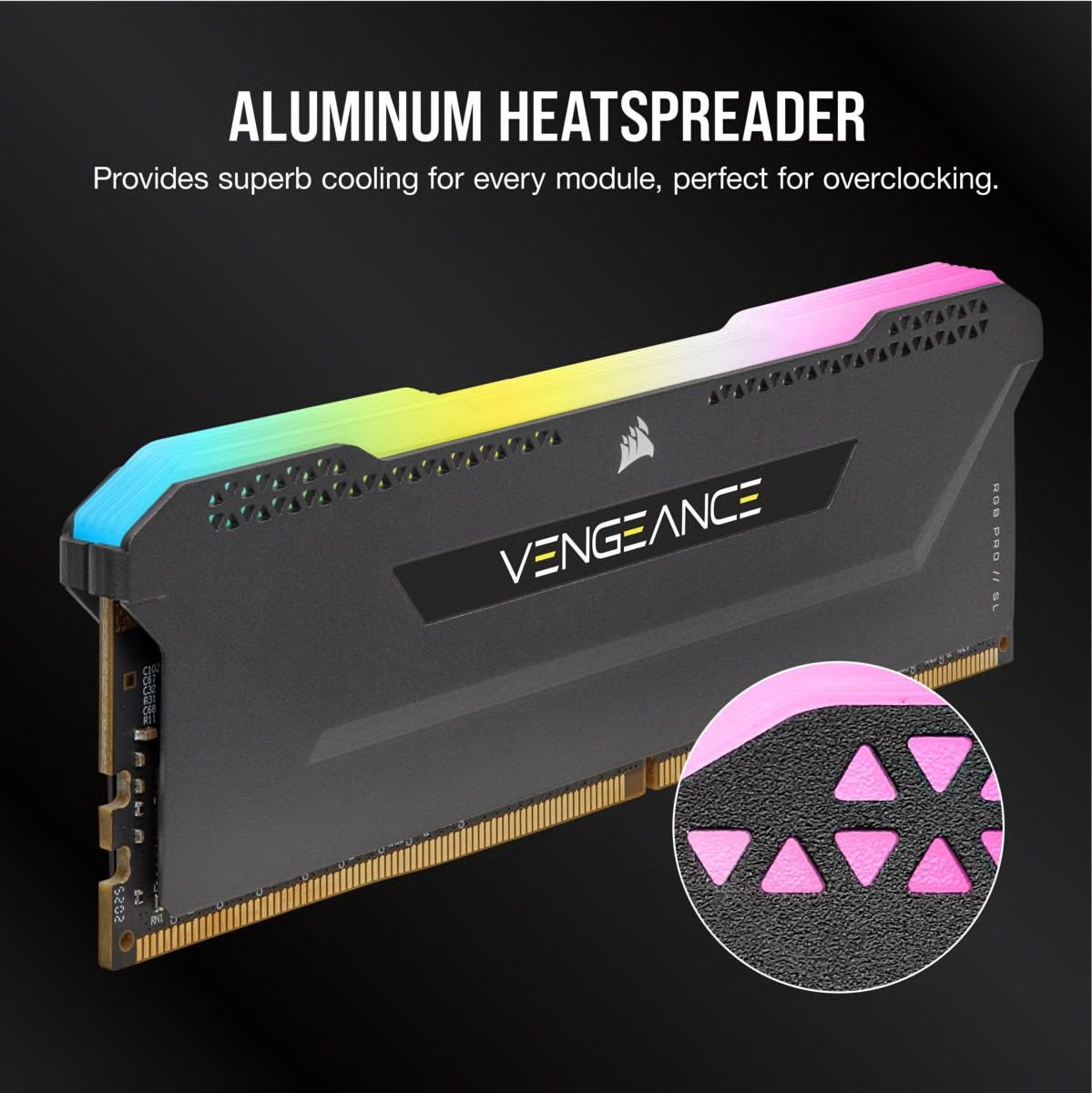 Модуль памяти Corsair DDR4 32GB 2x16GB 3200MHz Vengeance RGB Pro