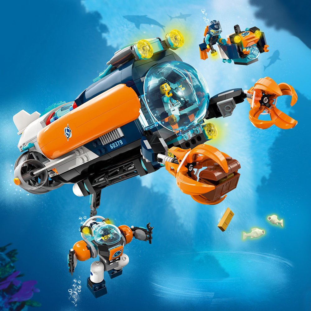 【a】 Конструктор LEGO City Глубоководная исследовательская подводная