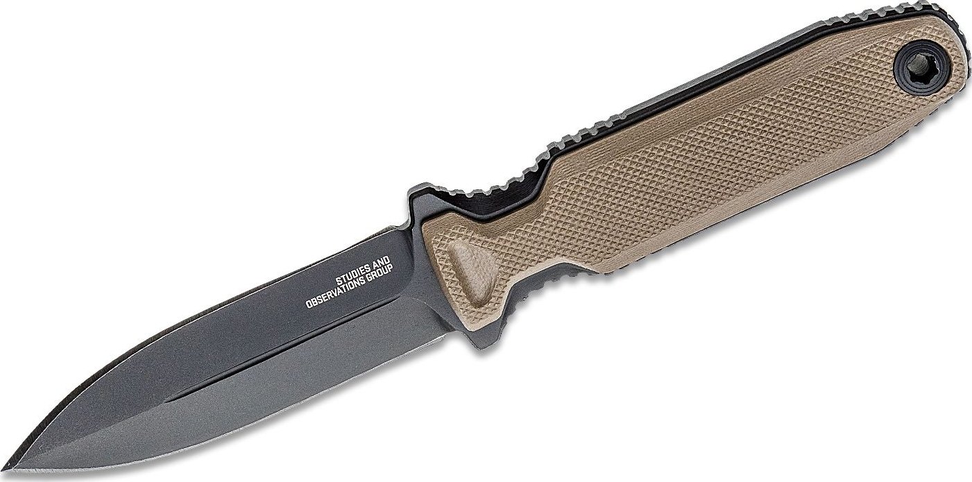 Нож SOG Pentagon FX Covert Flat Dark Earth (SOG 17-61-04-57