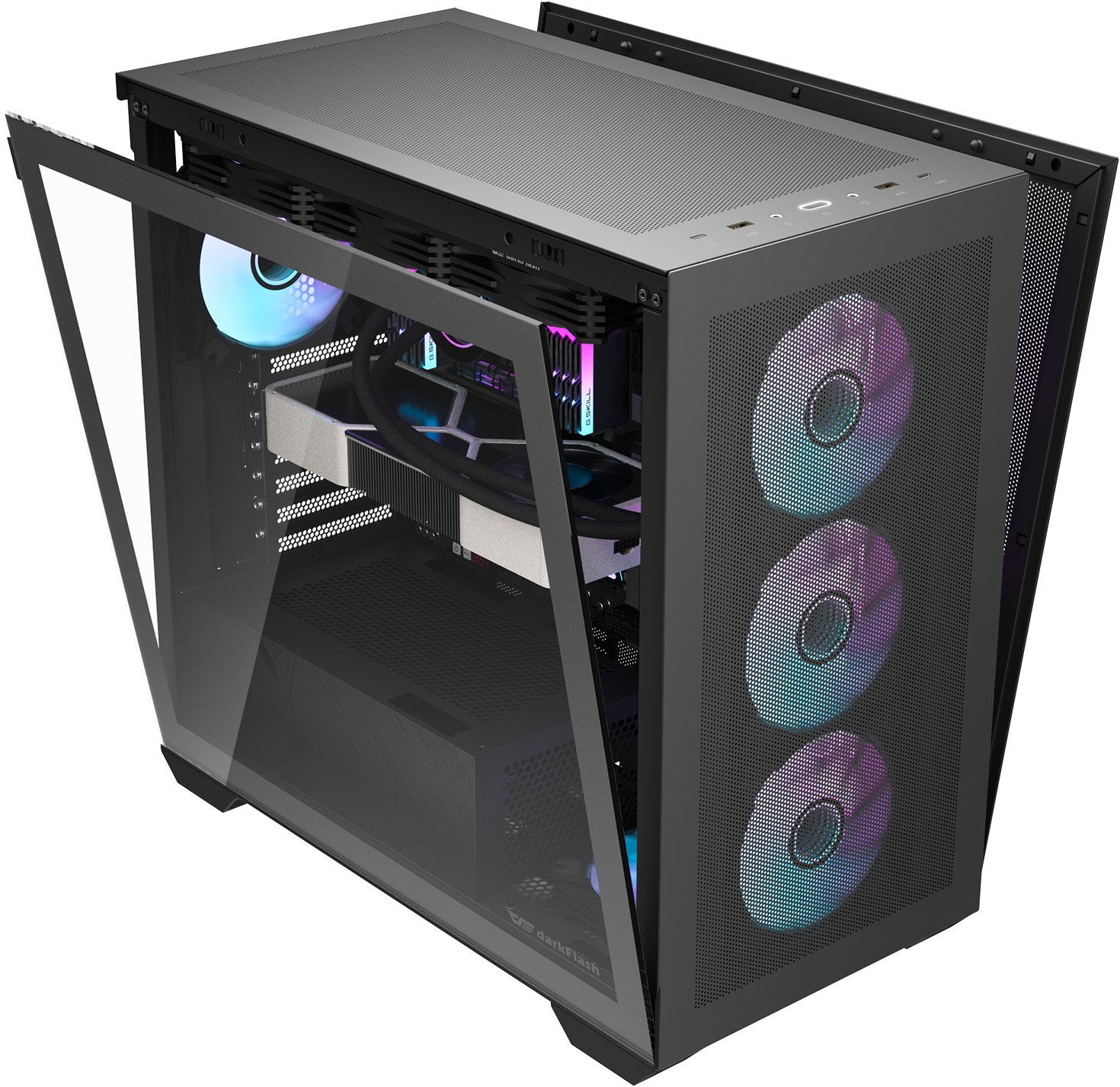 Корпус Darkflash DLX4000 MESH Black б/БП купить | Elmir - цена, отзывы ...