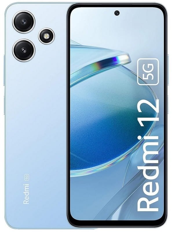 【美品】Redmi 12 5G 128GB スカイブルー ムスビー｜超美品 SIMフリー Xiaomi Redmi12 5G 128GB スカイブルー色