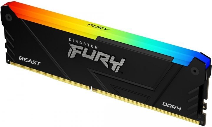 メモリー Kingston FURY BEAST DDR4 32GB (2x16GB) Модуль памяти Kingston Fury DDR4 64GB 2x32GB 3200MHz Beast Black