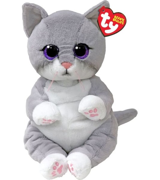 【完売品】TIE.ME dot button beanie グレー Игрушка мягкая TY Beanie Bellies Серый котенок Morgan 25 см (43203