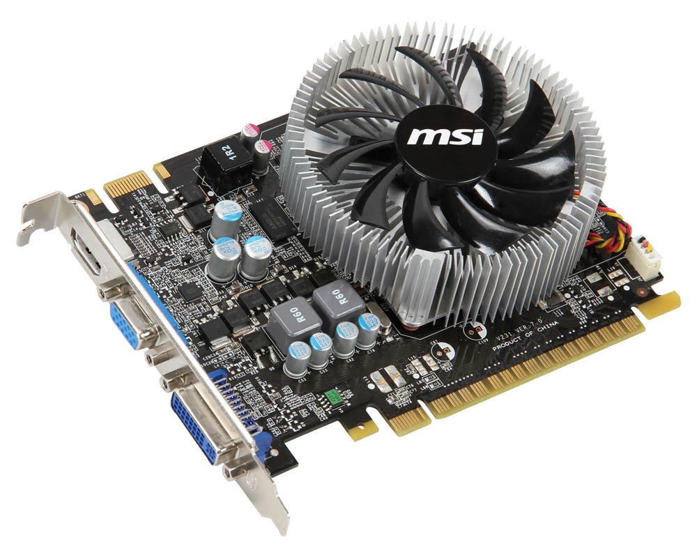 Видеокарта MSI PCI-E GeForce GTS450 1GB DDR3 (N450GTS-MD1GD3) - купить ...