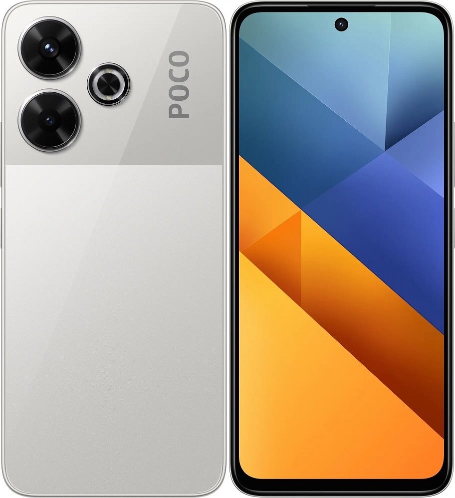 Мобильный телефон Poco M6 6/128GB Silver Global Version купить