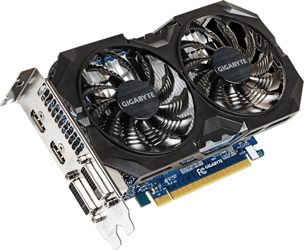 Видеокарта GigaByte PCI-E GeForce GTX750 Ti 2GB DDR5 (GV-N75TOC2-2GI ...