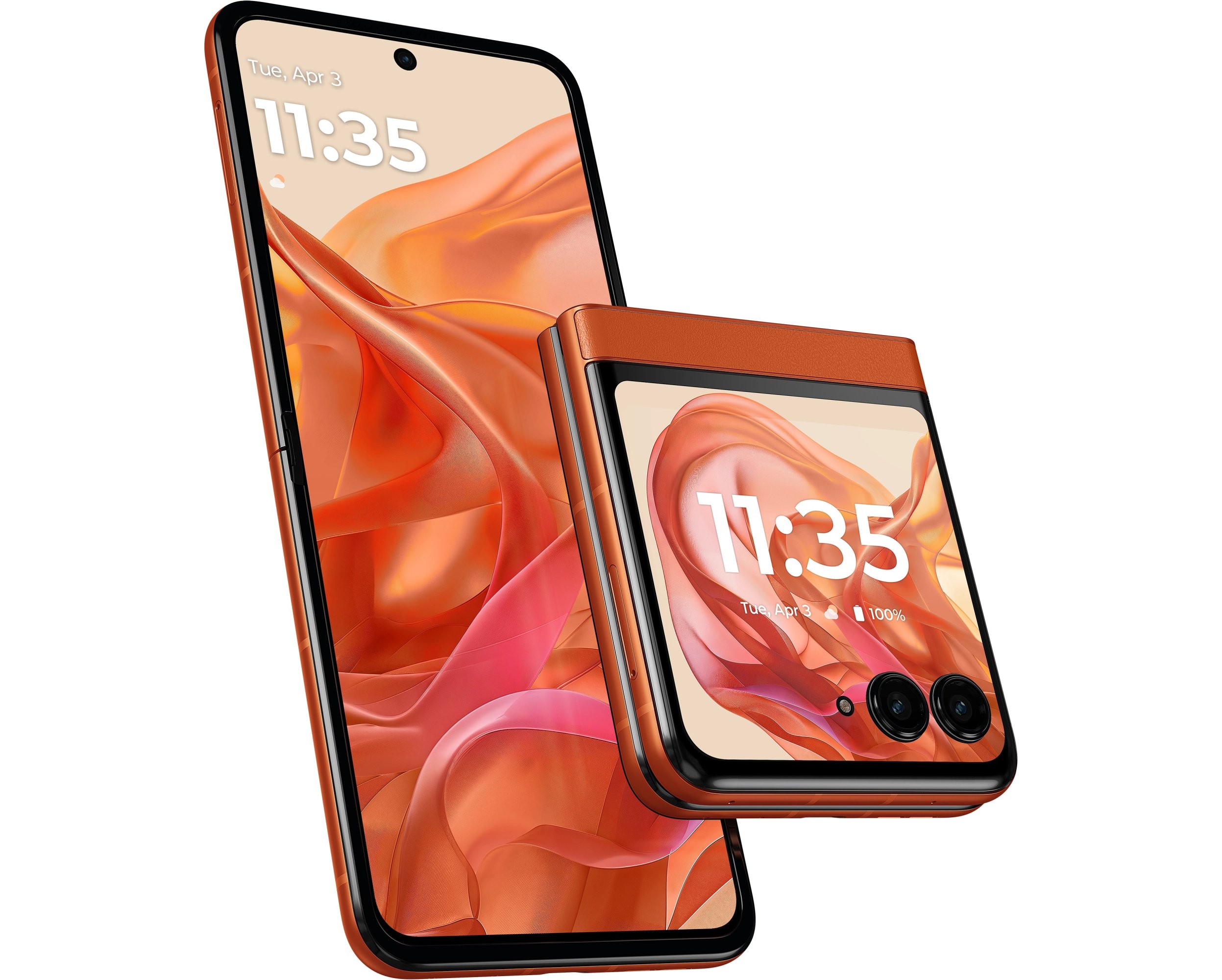 スマートフォン本体 Motorola razr 50S Мобильный телефон Motorola Razr 50 8/256GB Spritz Orange