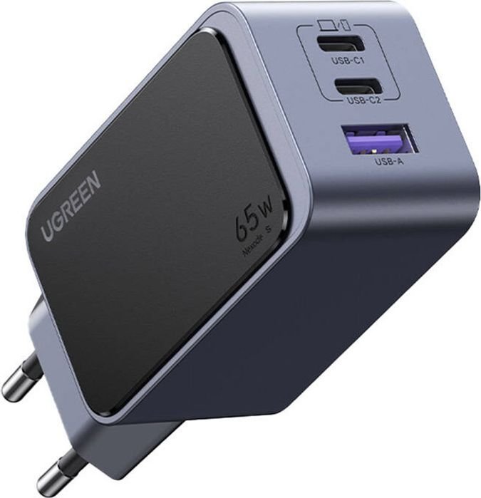Сетевое З/У UGREEN Nexode S 65W GaN Fast Charger Gray (UGR-35042