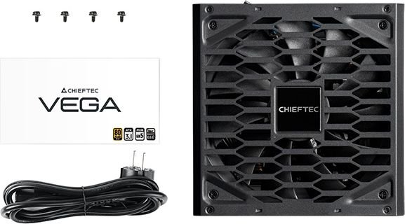 Alimentatore PC Chieftec Vega 750W 80 Plus Gold - Non Modulare, ATX, Per Gaming E Workstation