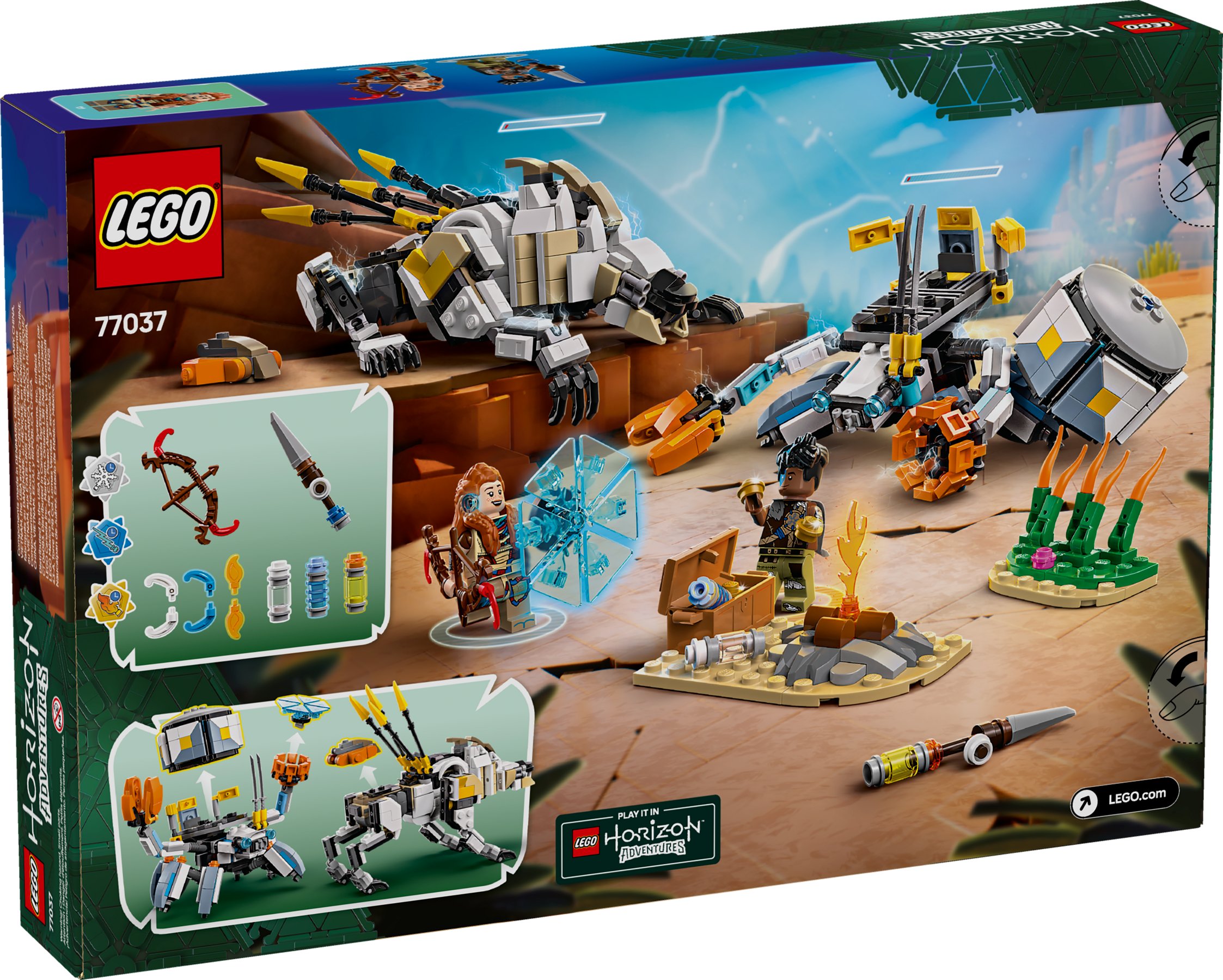 Конструктор LEGO Horizon Aloy і Varl проти Shell-Walker і Sawtooth
