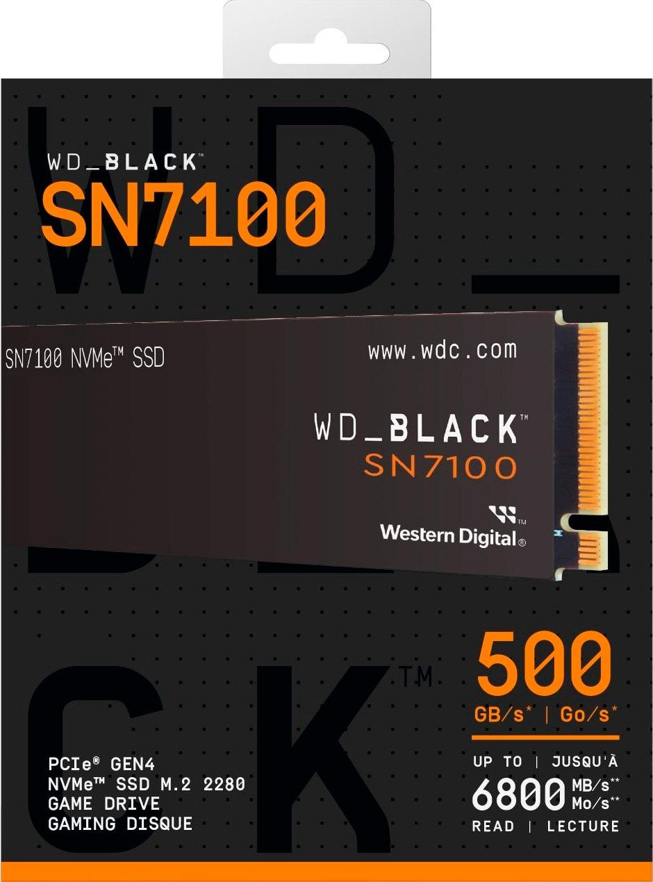 SSD-накопичувач M.2 500GB WD Black SN7100 (WDS500G4X0E) купити