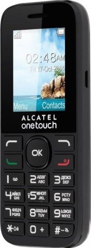 Мобильный телефон Alcatel One Touch 1016D Volcano Black купить | ELMIR ...