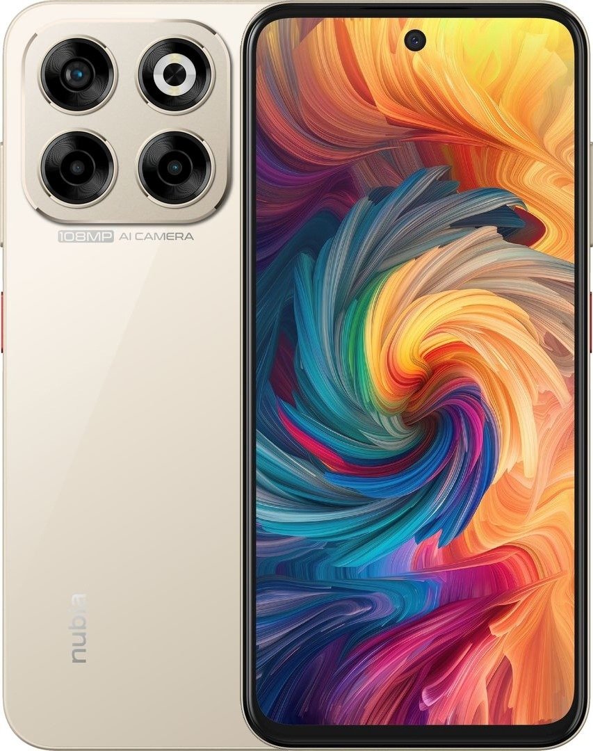 Мобільний телефон ZTE Nubia V70 8/256GB Gold купити | ELMIR - ціна
