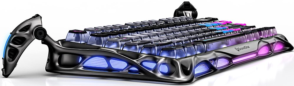 Клавиатура GravaStar Mercury K1 Pro Kailh Speedy Mint BT/WL/USB