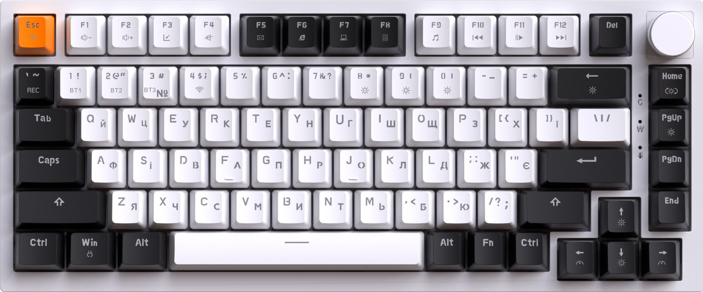 Клавиатура GamePro MK160W Pro Asgard Valhalla 75% QLAB Orange