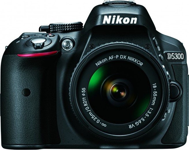 Цифровая фотокамера Nikon D5300 Kit AF-P 18-55 VR (VBA370K007) купить ...