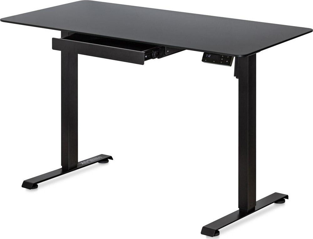 Компьютерный стол Mealux PowerDesk Glass Black (EVO-201 Glass