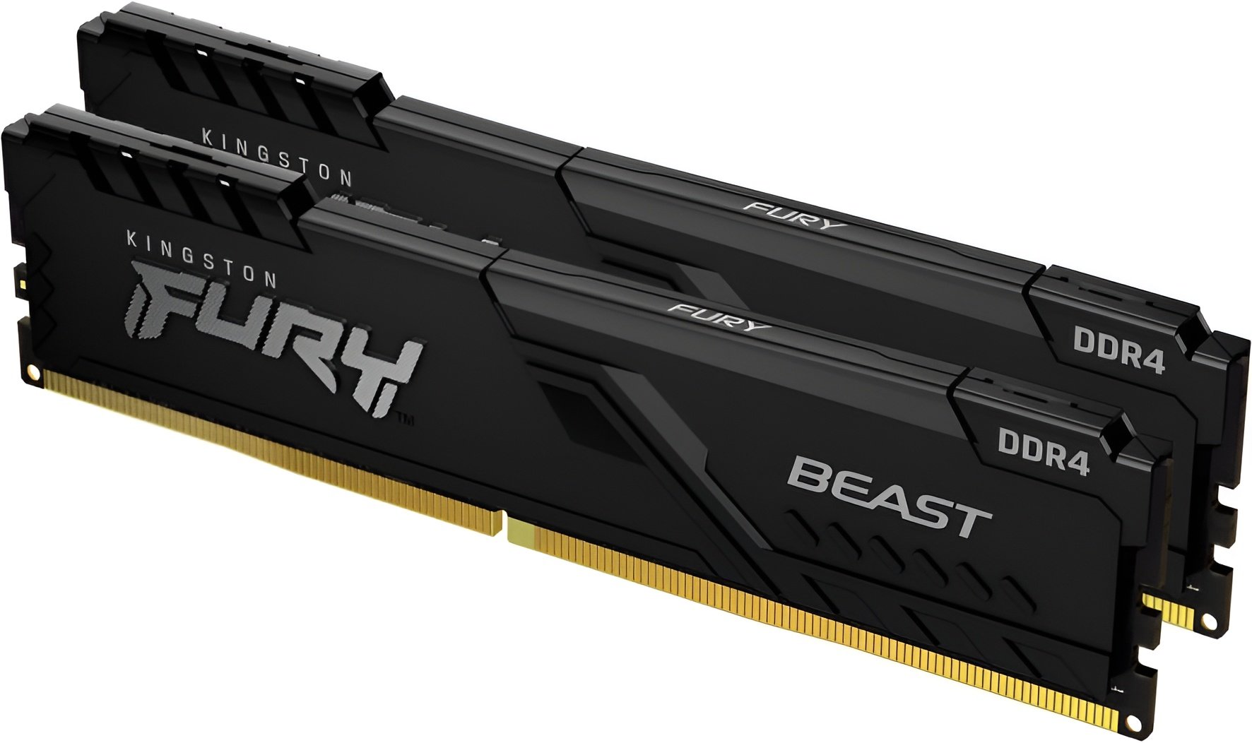 Модуль памяти Kingston Fury DDR4 16GB 2x8GB 3200MHz Beast Black