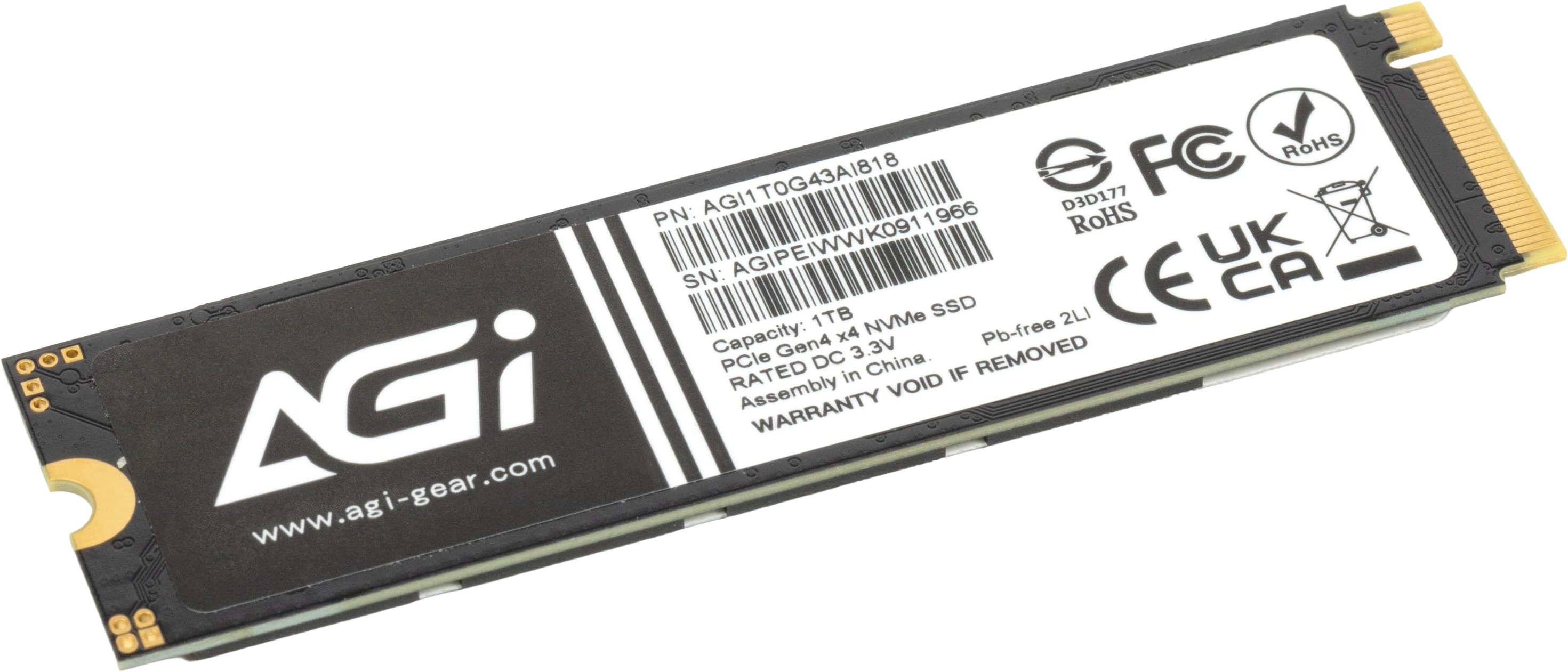 SSD-накопичувач M.2 1TB AGI AI818 (AGI1T0G43AI818-CB) купити