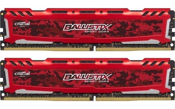 Модуль памяти Crucial DDR4 32GB 2x16GB 2400MHz Ballistix Sport LT