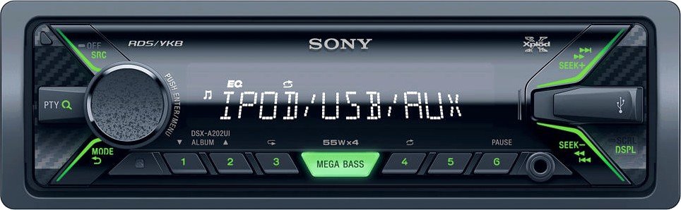 Автомагнитола Sony DSX-A202 UI купить | ELMIR - цена, отзывы ...