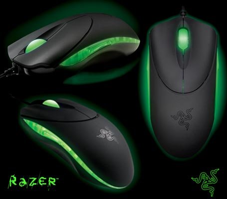 Мышь Razer Diamondback 3G Earth Green 1800dpi, 7 button, 1 scroll