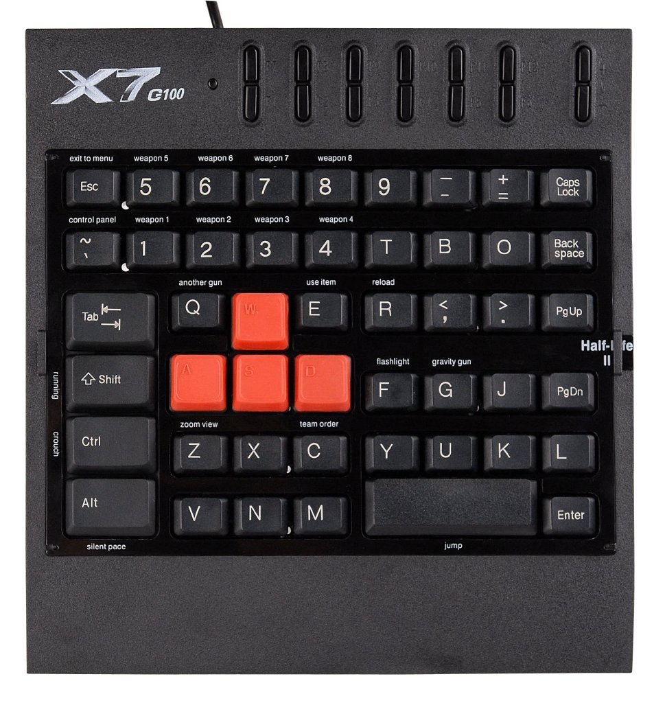 Клавиатура A4-Tech X7-G100 Black gaming USB купить | Elmir - цена ...