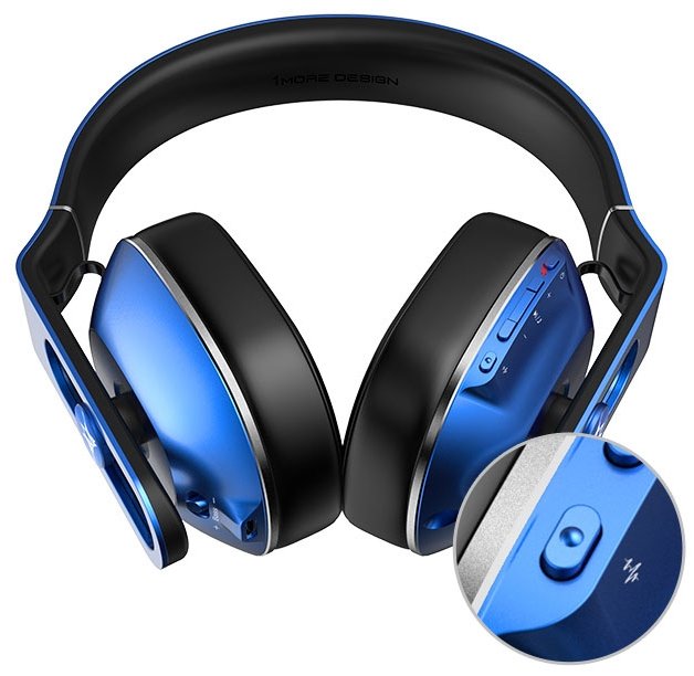 Наушники 1More OverEar Headphones Bluetooth MOMO Edition Blue купить