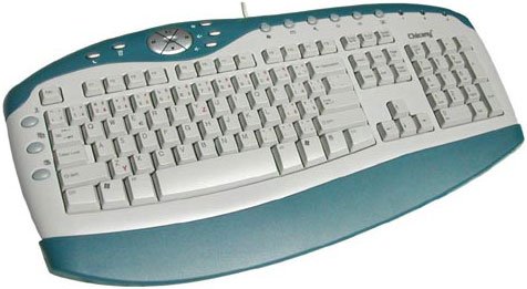 Клавиатура Chicony KB-0108 Black/Silver ps/2 купить | Elmir - цена