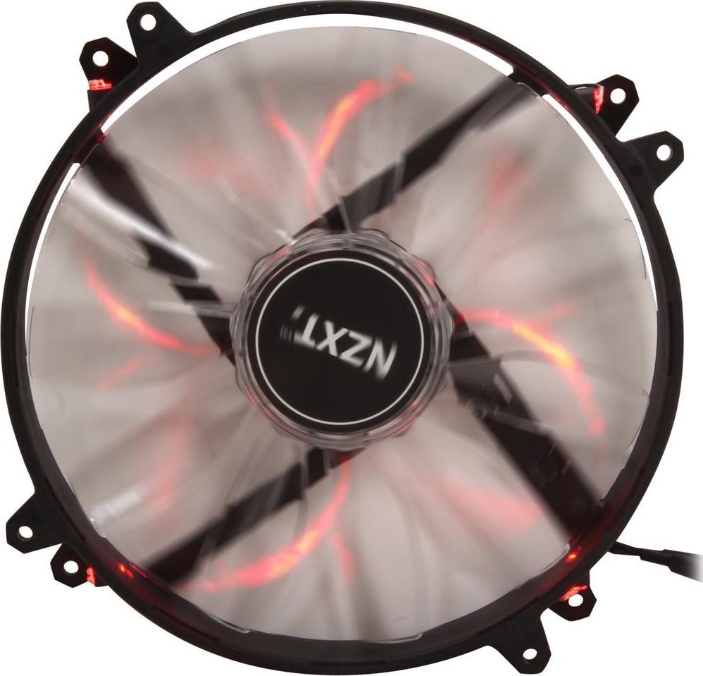 Кулер для корпуса Вентилятор для корпуса 200mm NZXT FZ LED Airflow Fan ...