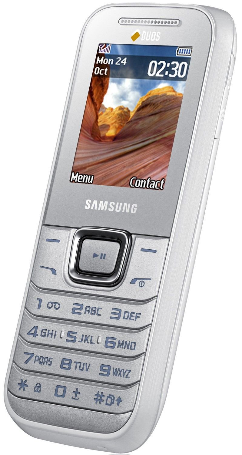 Мобильный телефон Samsung E1232 Pure White купить | ELMIR - цена ...