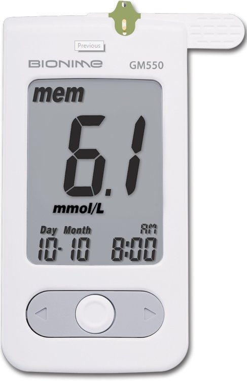 Глюкометр Bionime Rightest GM 550 купить | ELMIR - цена, отзывы ...
