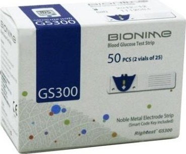 Тест-полоски Bionime Rightest GS300 50 шт. купить | ELMIR - цена ...