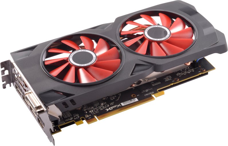Видеокарта XFX PCI-E Radeon RX 570 4GB DDR5 Black Edition (RX